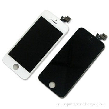 Cellphone LCD and Digitizer Replacement for iPhone 5, Black and White